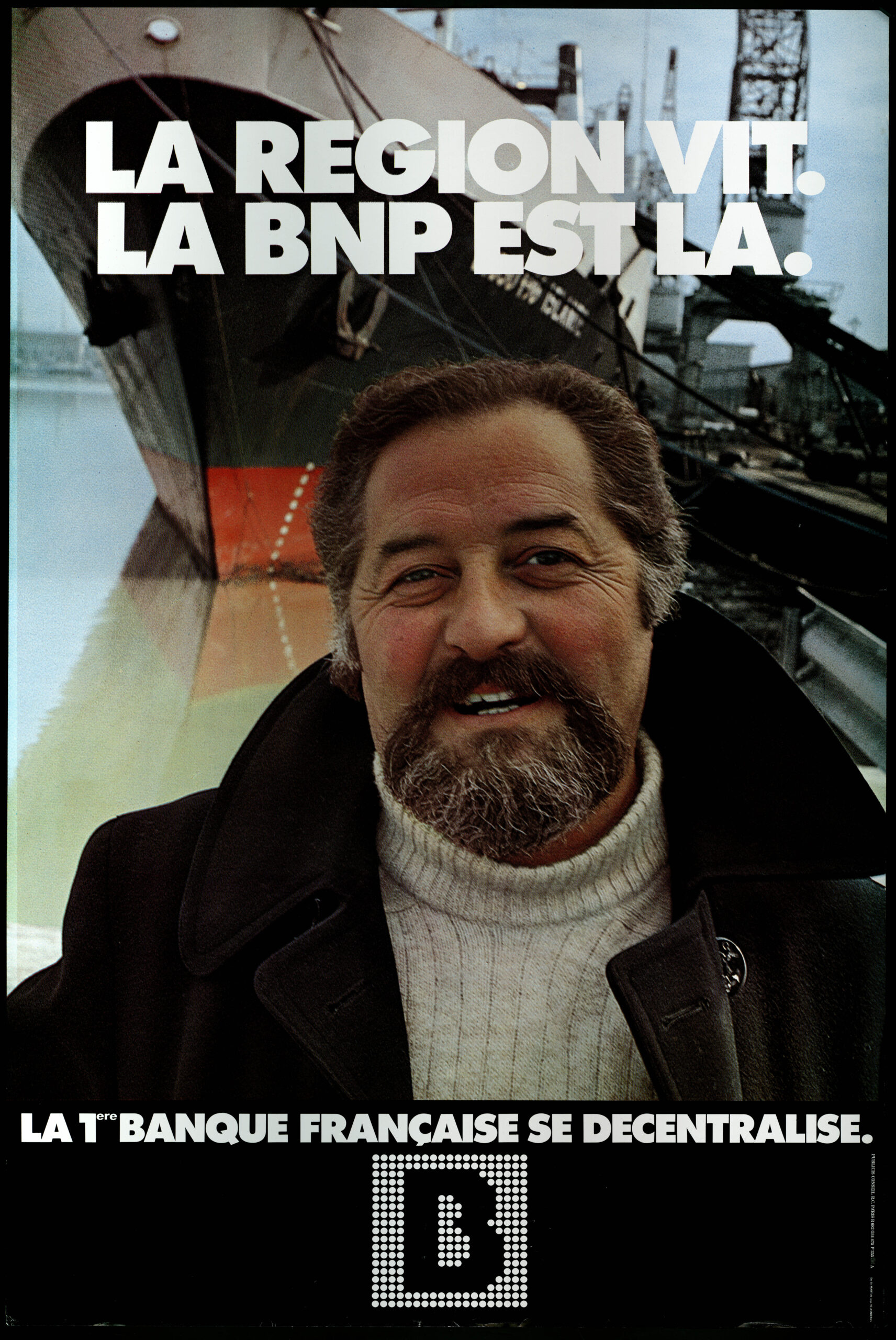 Affiche la région vit, la BNP est là, 1976