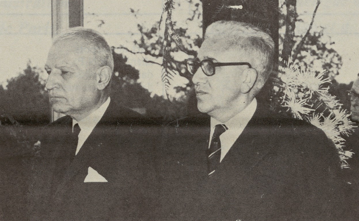 Henry Bizot et Pierre Ledoux en 1971