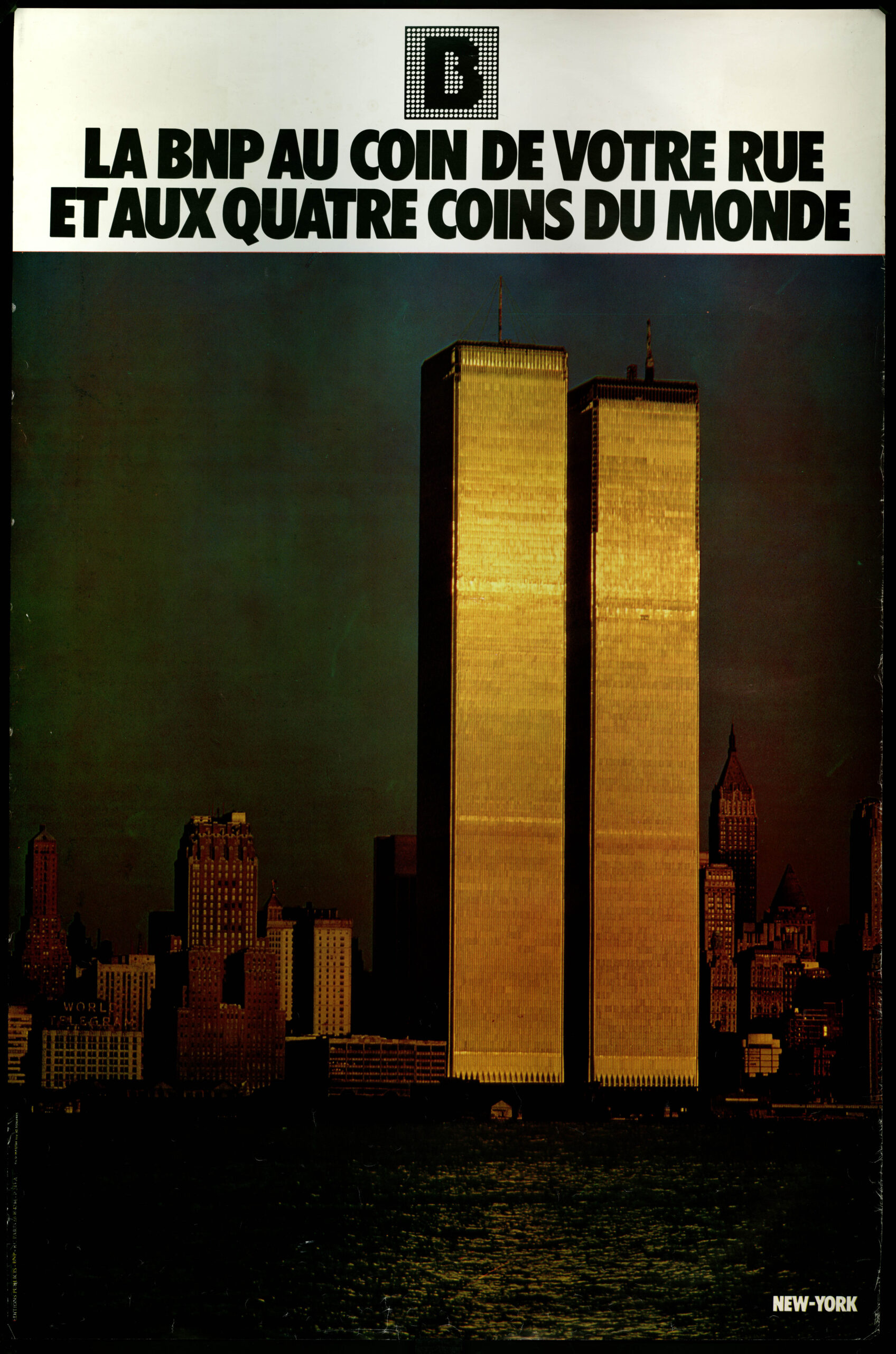 Affiche "Aux quatre coins du Monde" Etats Unis,